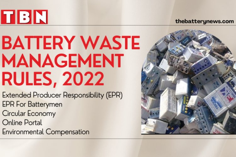 PMO directive taking shape under new EPR rules to make recycling of battery scrap efficient and accountable.