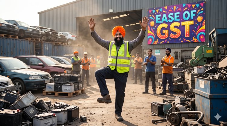 बैटरी स्क्रैप (HSN 8549) खरीद पर RCM और 2% GST TDS